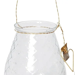 Windlicht & kleine Vase zum Aufhängen