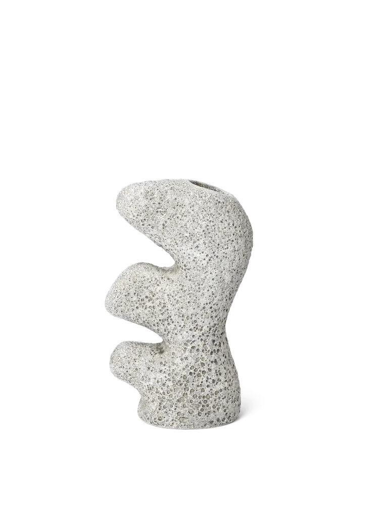 Yara Vase - Small - Grey Pumice