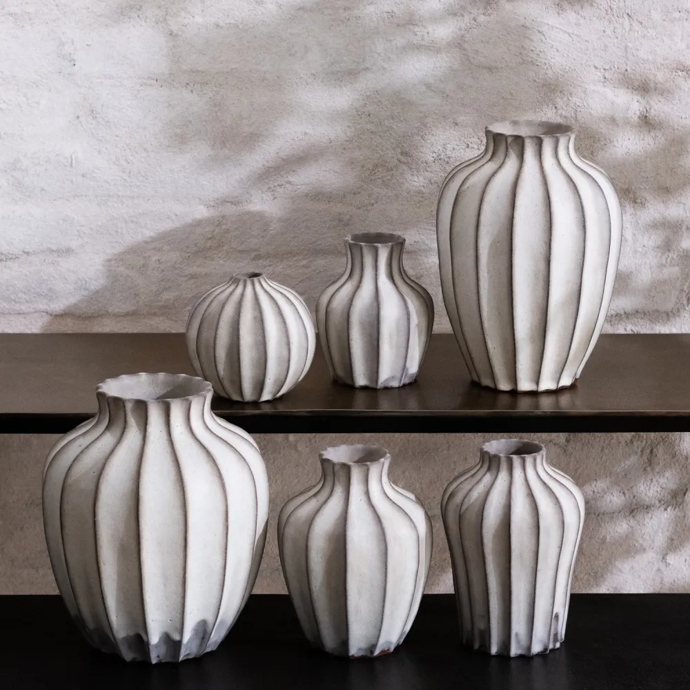 Yumiko Shimoya, Vase, jap. Keramik | Shinogi (YS06)