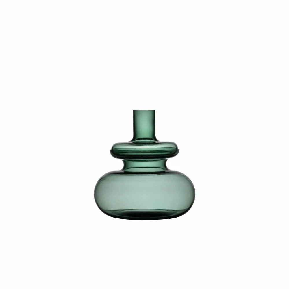 Zone Denmark Vase Inu, Tischvase, Dekovase, Mundgeblasenes Glas, Moos Green, H 33 cm, 25941