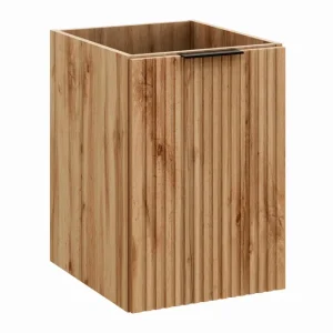 Adel Seitenschrank 40 cm mit Wäschekorb Wotan Eiche