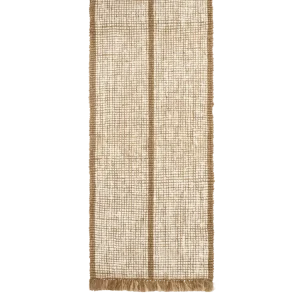 Athens Stripes Runner - Natural/Off-White