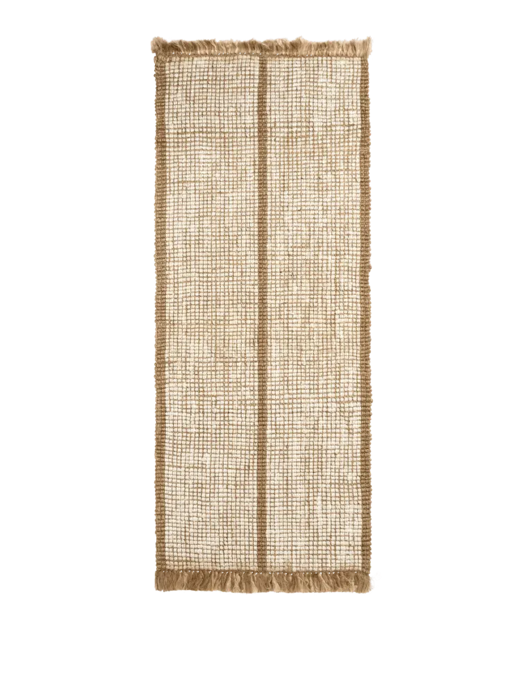 Athens Stripes Runner - Natural/Off-White