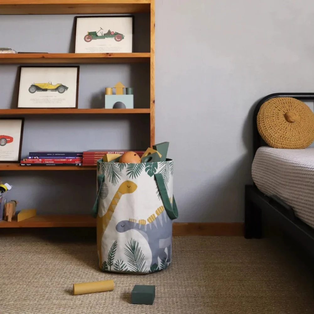 Aufbewahrungskorb für Kinderzimmer Dino
