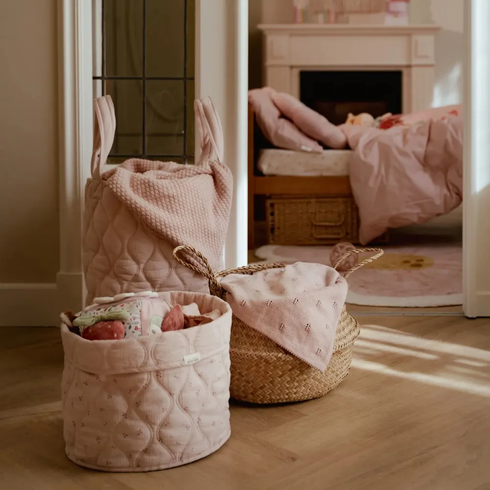 Aufbewahrungskorb mittel - Rosa - Essentials