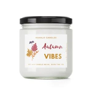 AUTUMN VIBES Sojakerze 180 ml handgefertigte MahaloCandles