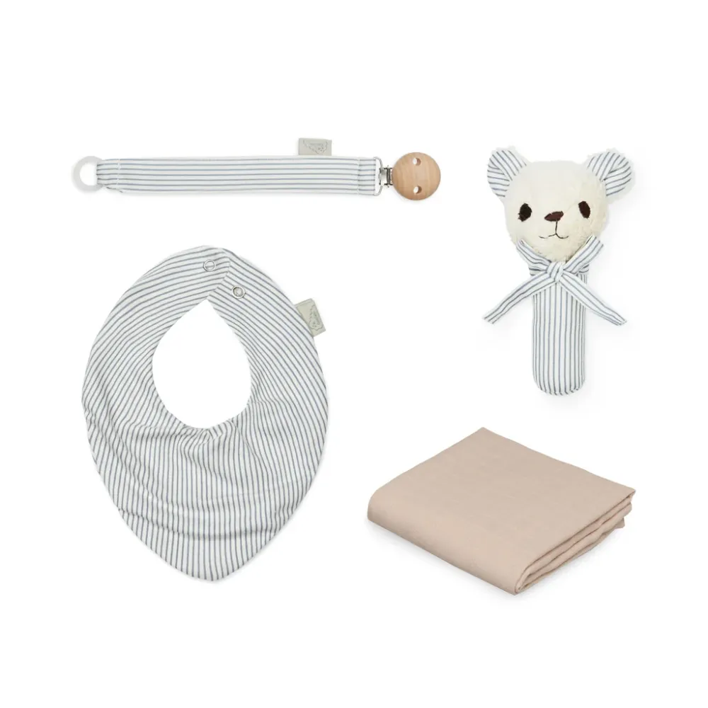 Baby Essentials Geschenkbox - Classic Stripes Blue