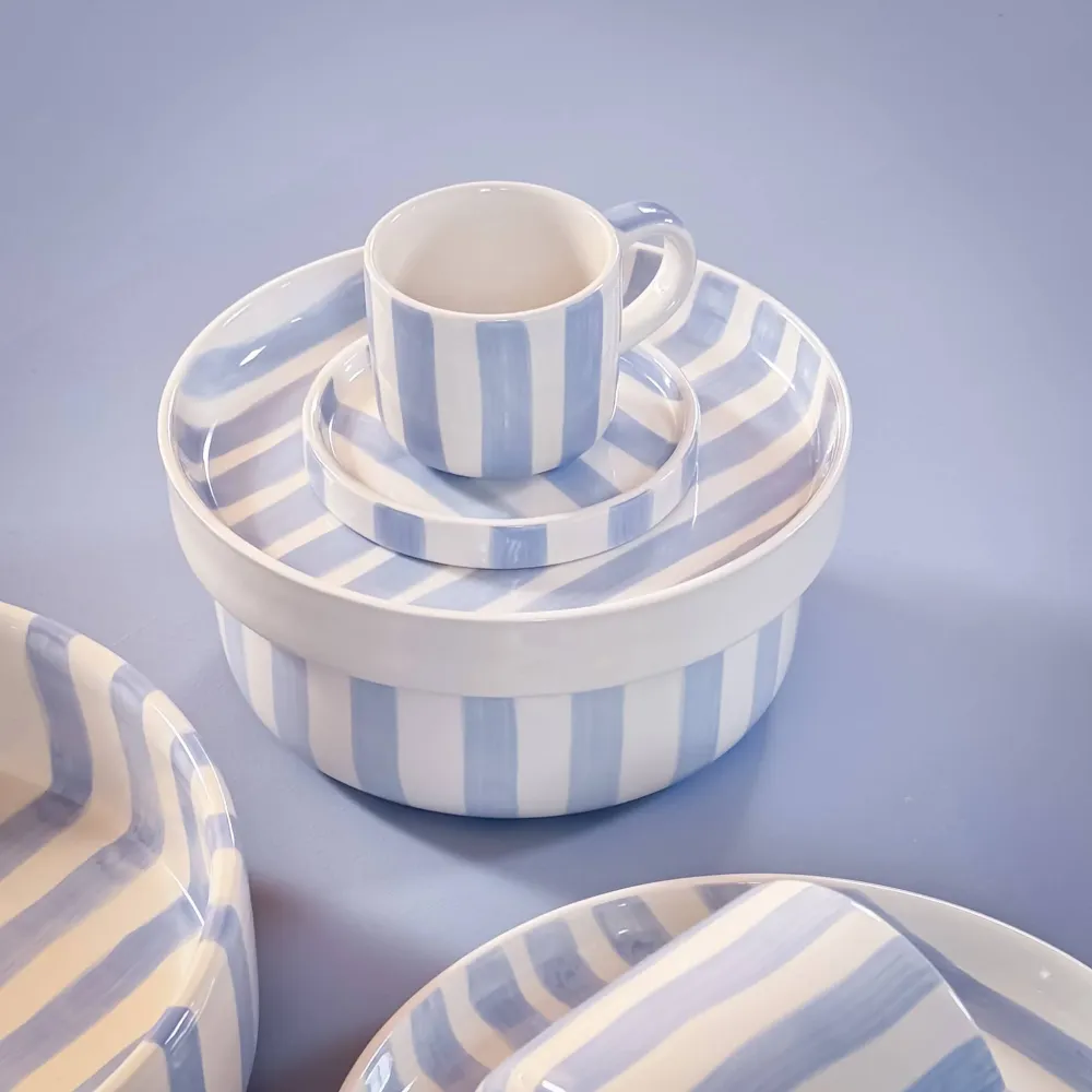 Becher Stripes - morning azzurro