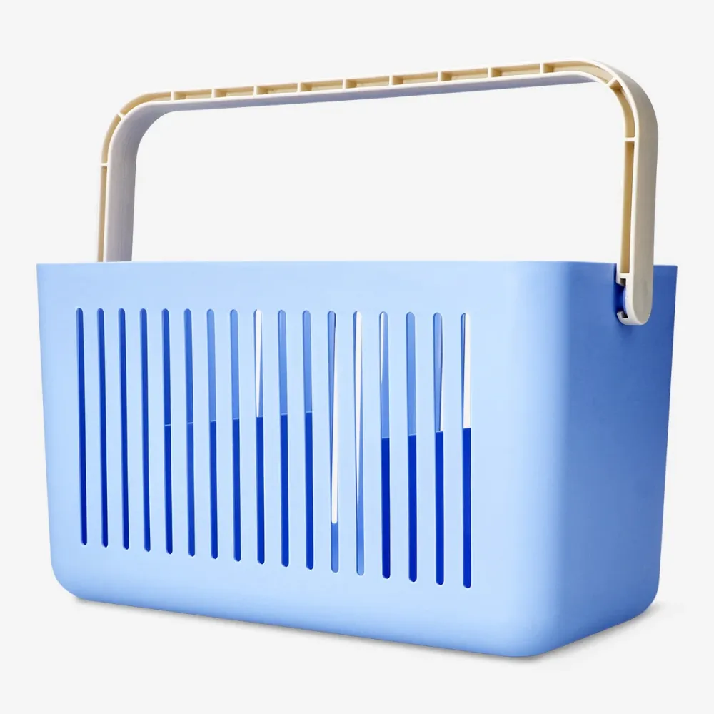 Blauer Aufbewahrungskorb - 35 cm