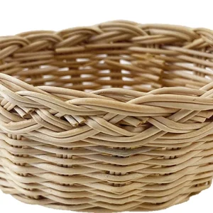 FADEDA Wäschekorb geflochten, natur / Höhe:4 cm / handbemalt / detailgetreue Krippen Figuren - Weihnachten Tisch Dekoratio...