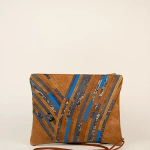 Festivaltasche Crazy Stripes / Blue / Medium