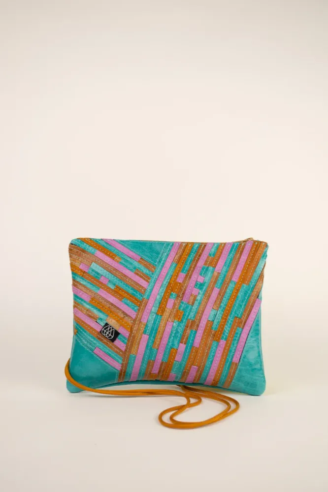 Festivaltasche Crazy Stripes / Bubblegum / Medium