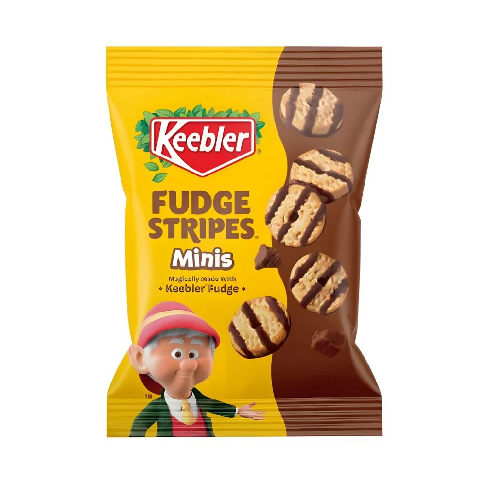 Keebler Cookies Fudge Stripes Minis, Schokoladenkekse 85g