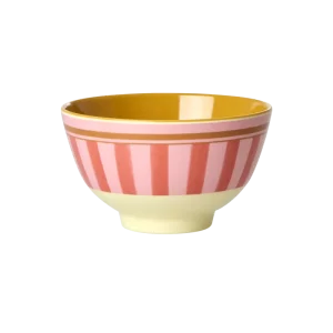 Kleine Schüssel - Pink - Organic Stripes Print