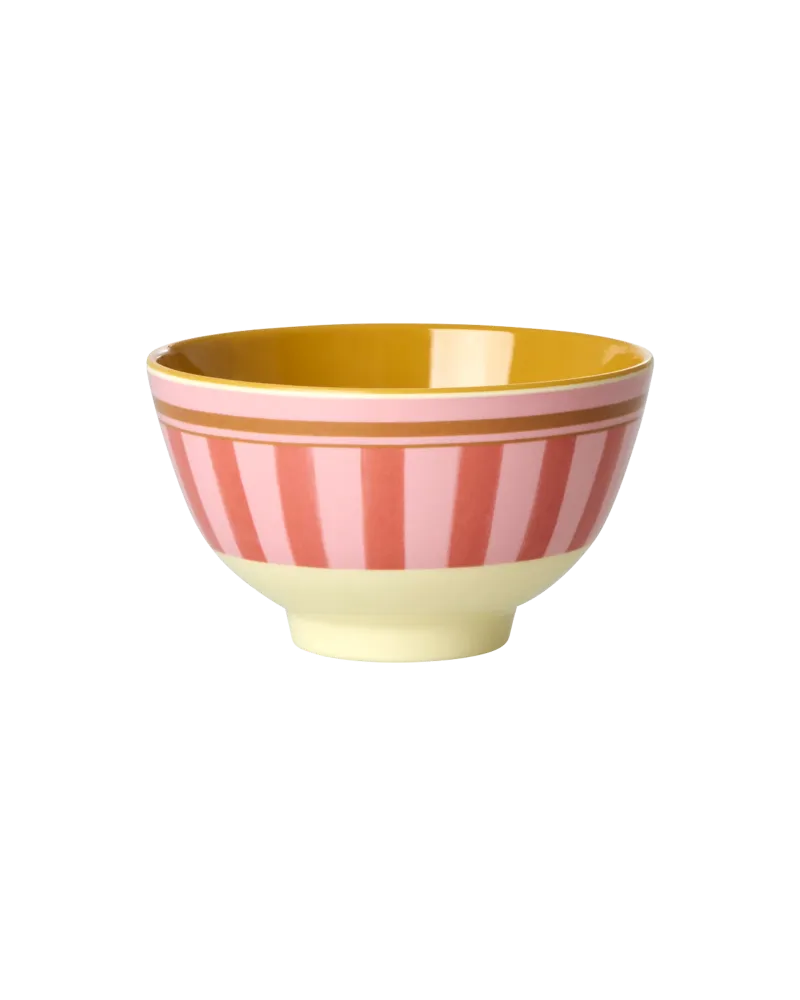 Kleine Schüssel - Pink - Organic Stripes Print