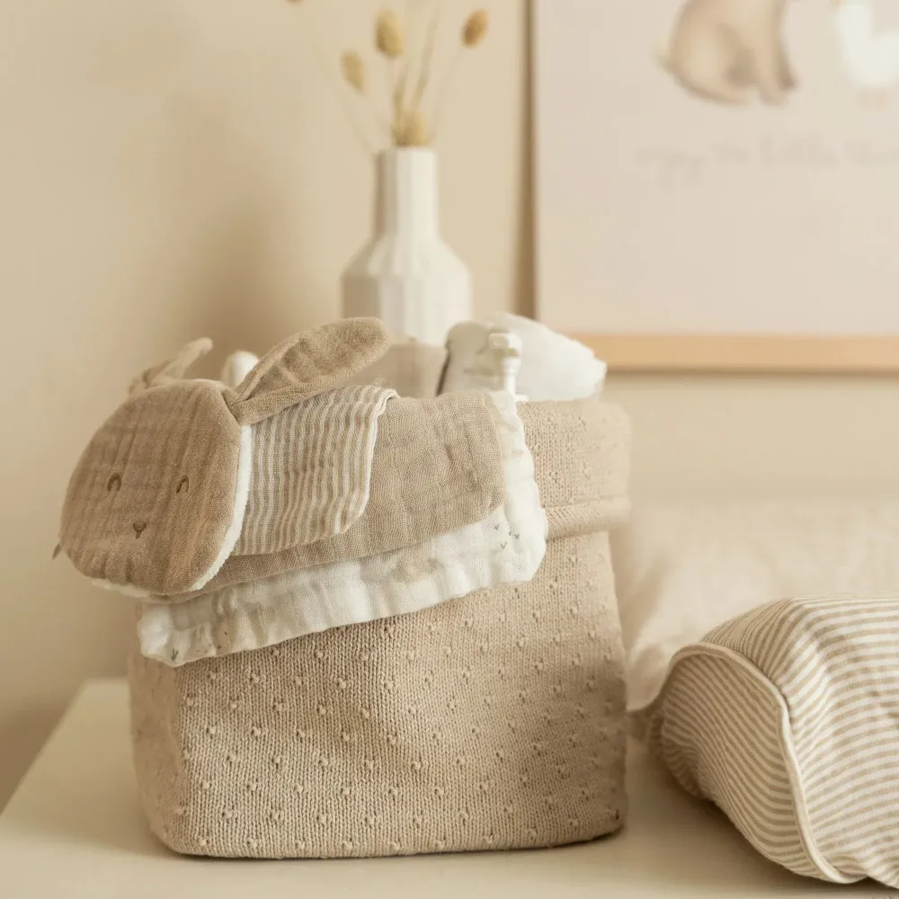 Kleiner Aufbewahrungskorb - Beige - Essentials