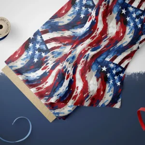 Lycra "Stars and Stripes" 0,5 m Lager