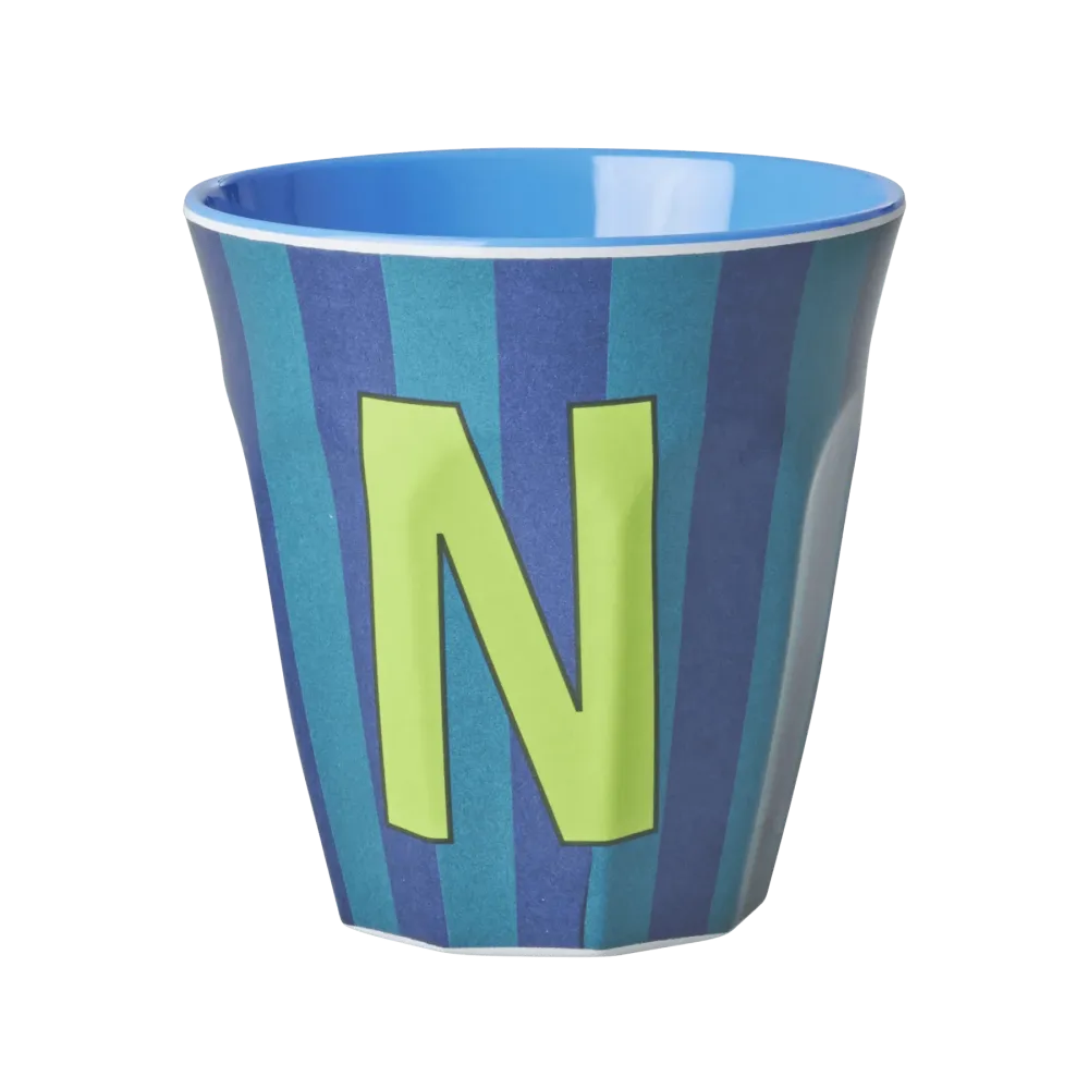 Mittelgroße Becher - Mehrfarbig - N - Stripes