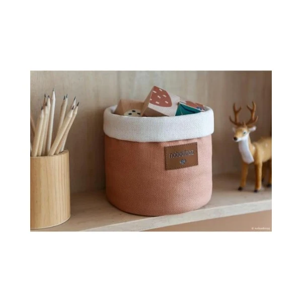 Nobodinoz, Aufbewahrungskorb MEDIUM 'TANGO', Sienna Brown