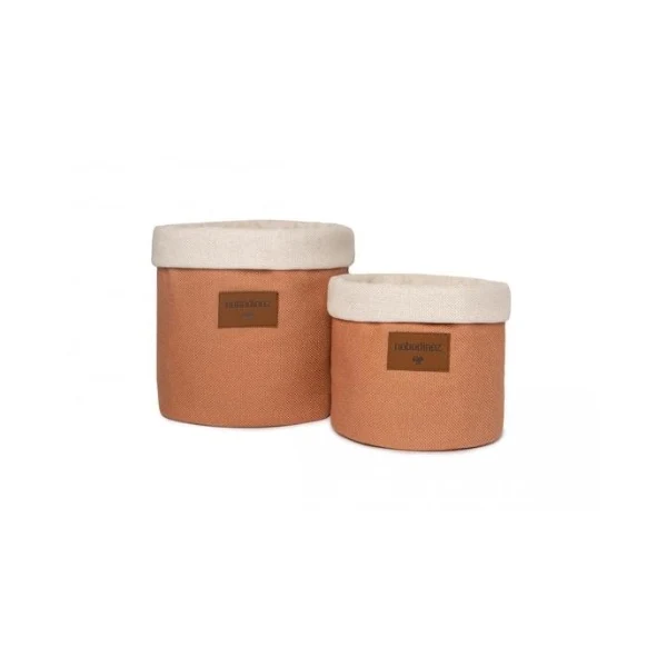 Nobodinoz, Aufbewahrungskorb MEDIUM 'TANGO', Sienna Brown