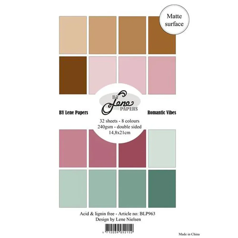 Papier Block 240 g/m2 - A5 - Romantic Vibes
