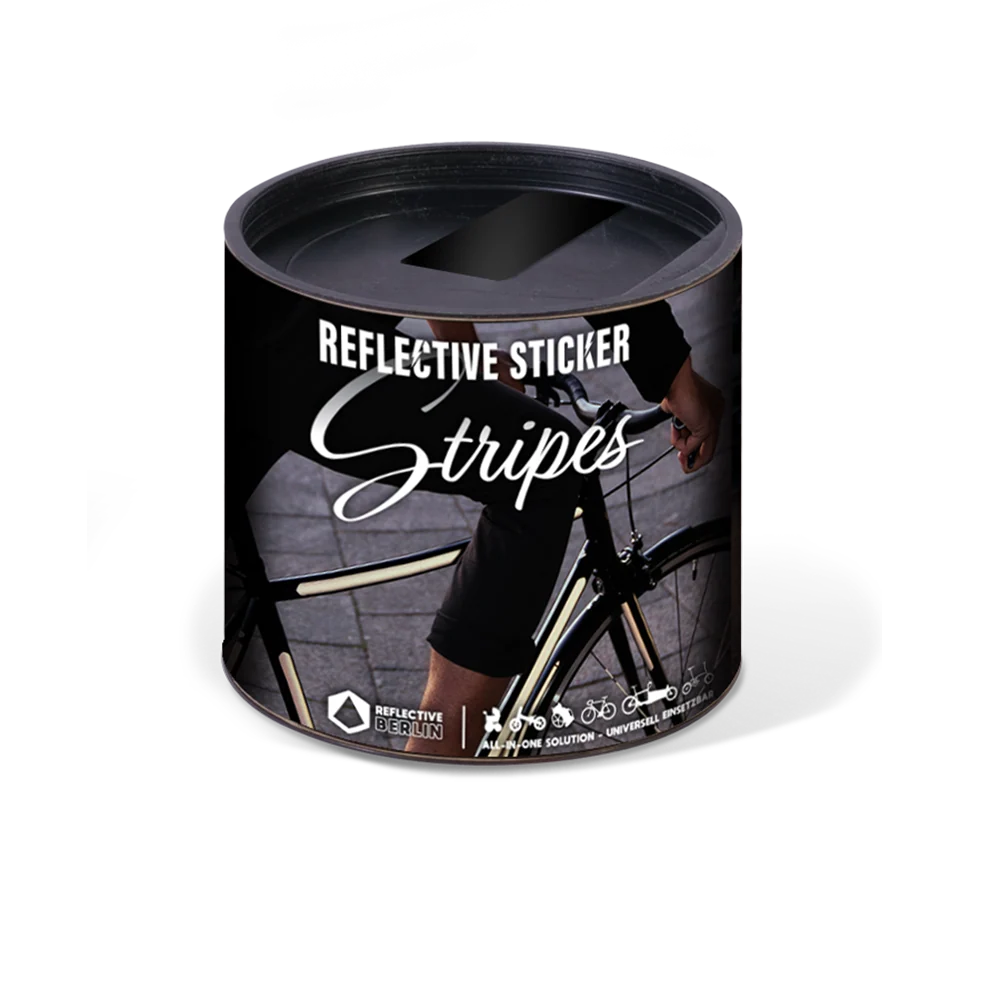 Reflective Bike Stripes - Black
