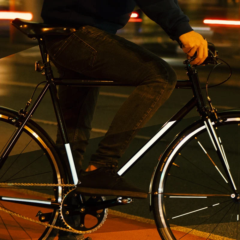 Reflective Bike Stripes - Black