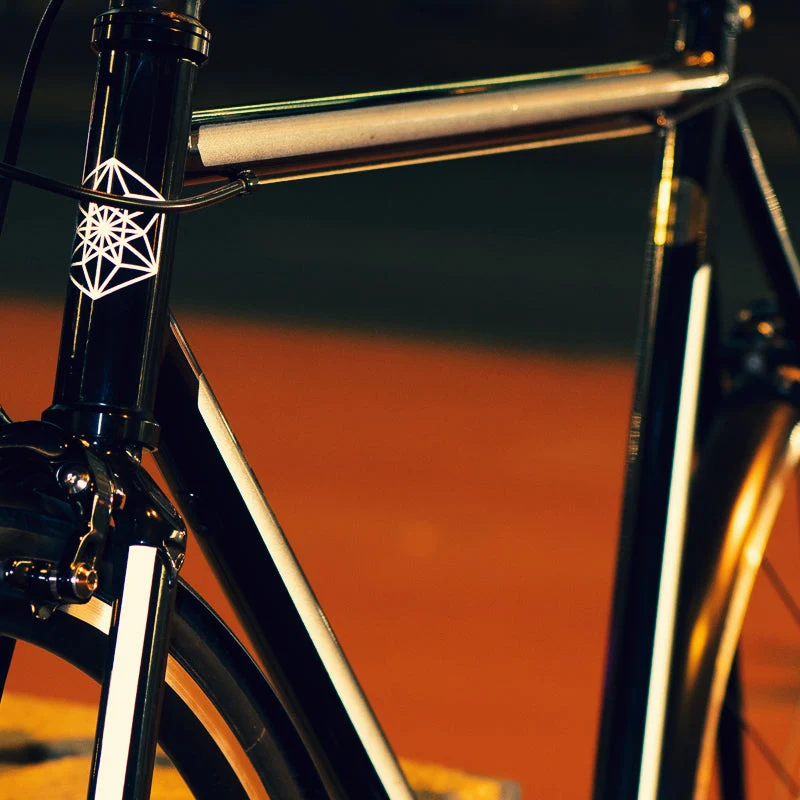 Reflective Bike Stripes - Black