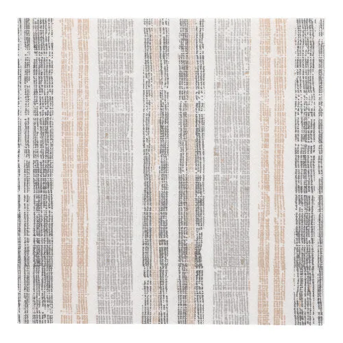 50 Servietten "ROYAL Collection" 1/4-Falz 40 cm x 40 cm grau "Stripes"
