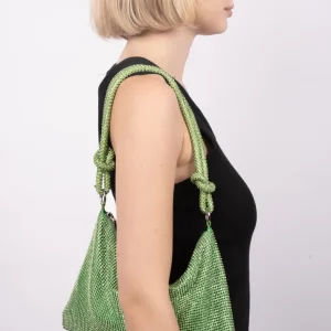 Sui Ava / Crystal Vibes Bag / Green Crystal