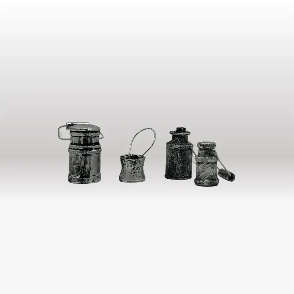 Milchkannen 4 er-Set