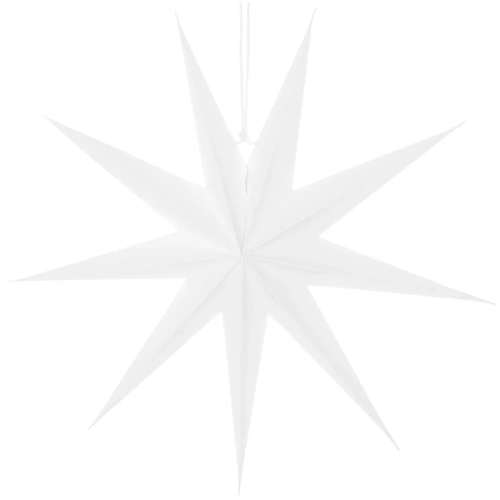 Weihnachtsschmuck Papierstern auffaltbar 60cm weiß
