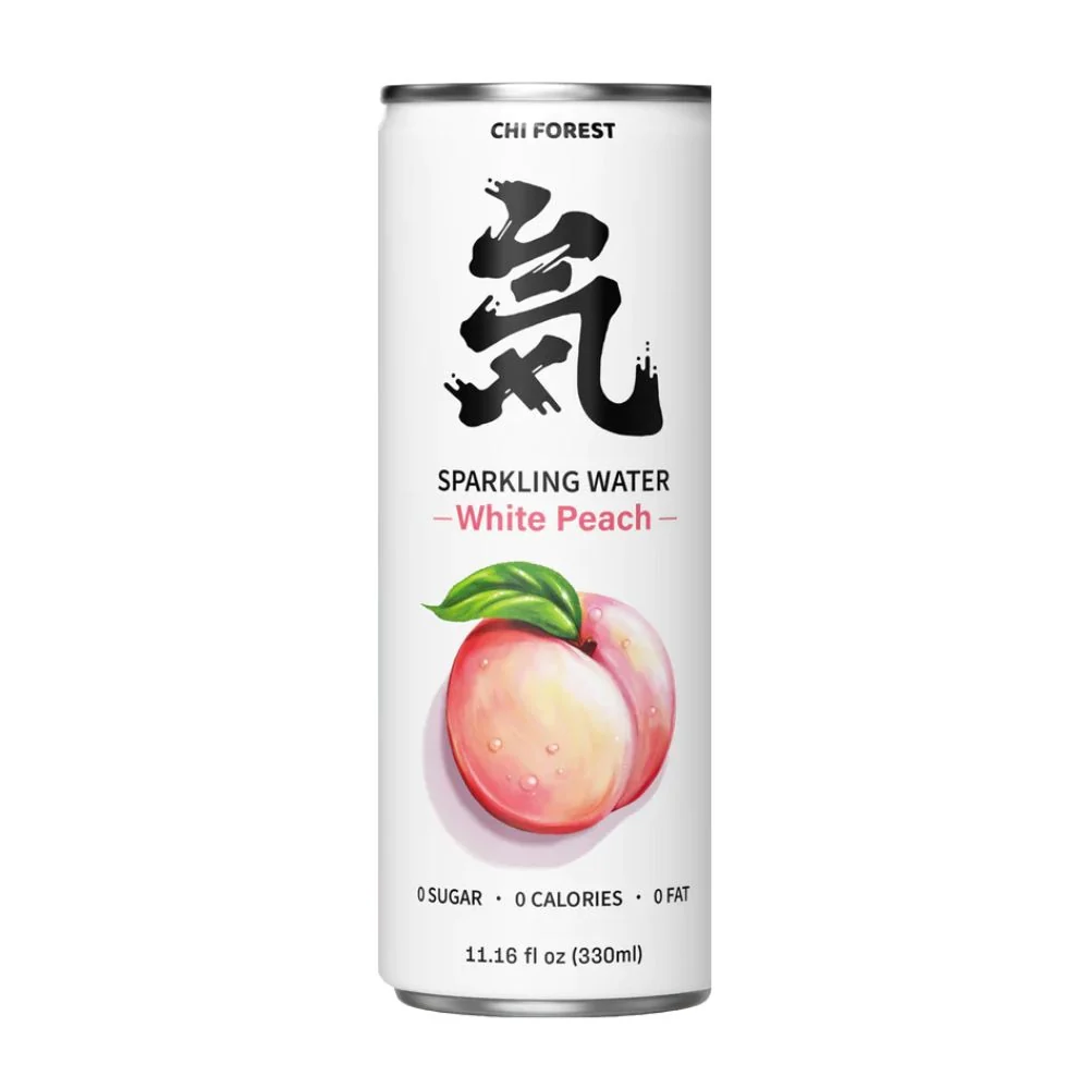 Chi Forest White Peach, Pfirsichgetränk 330ml