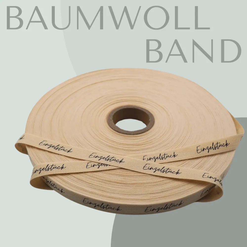 Einzelstück Baumwollband