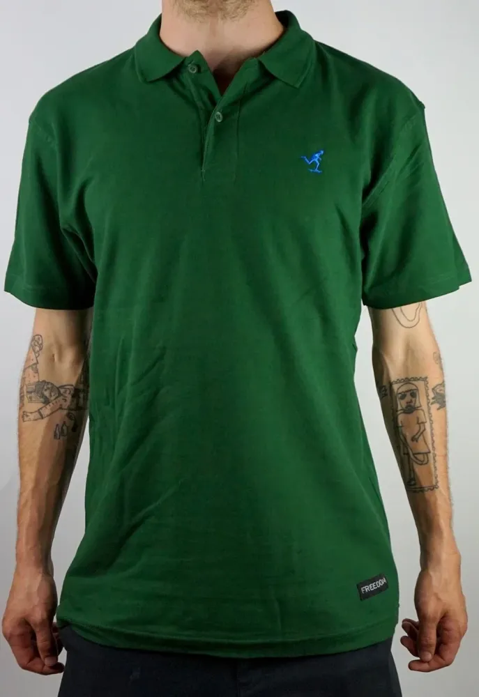 Freedom Pusher Polo Forest Green