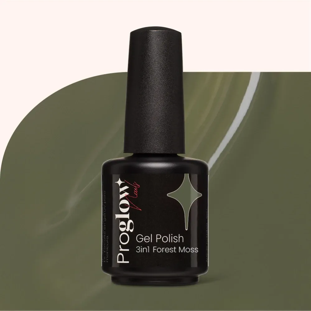 Gel Polish Shellac 3in1 No Wipe Forest Moss