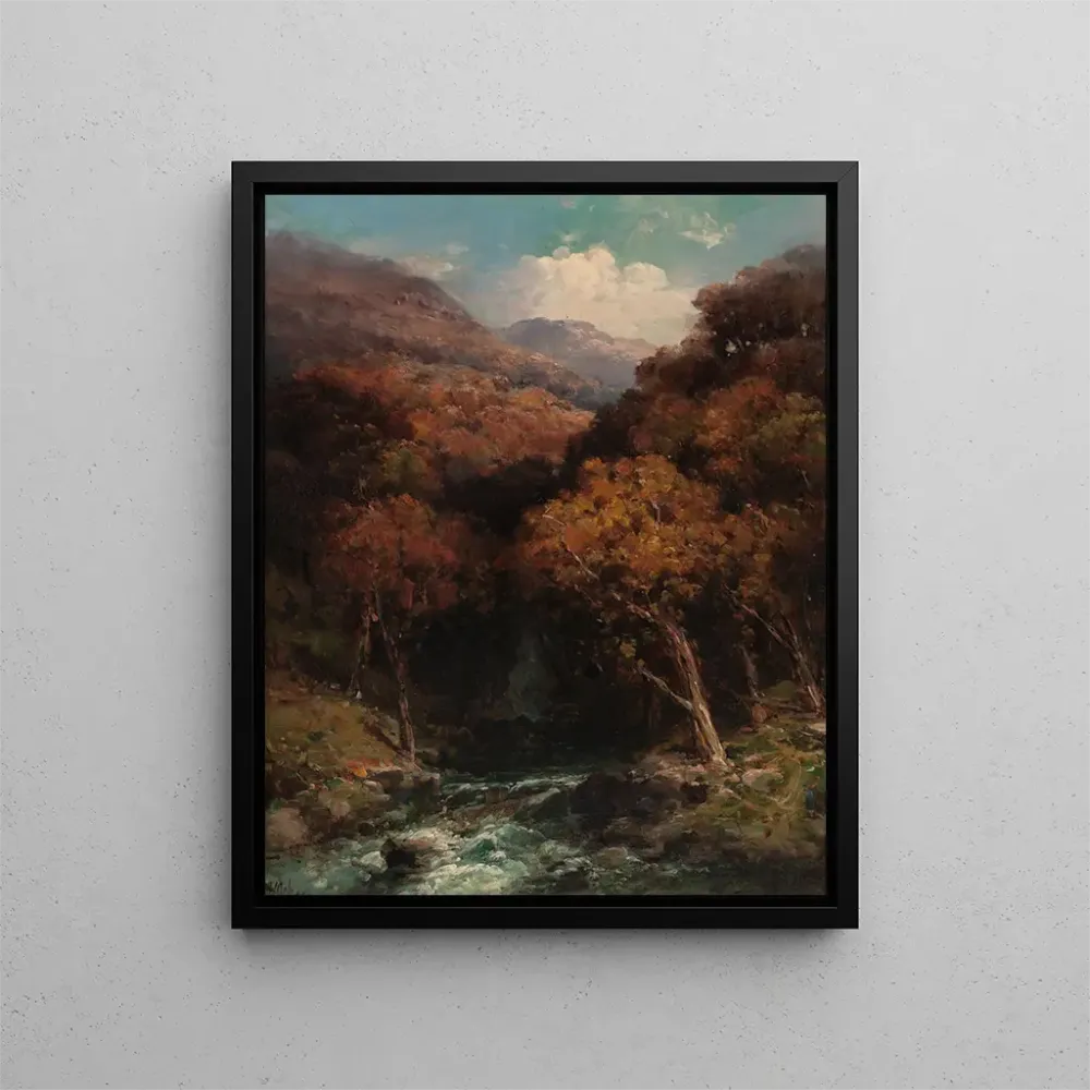 Gemälde Lit du ruisseau Forest - Andrew Melrose | Kunstdruck