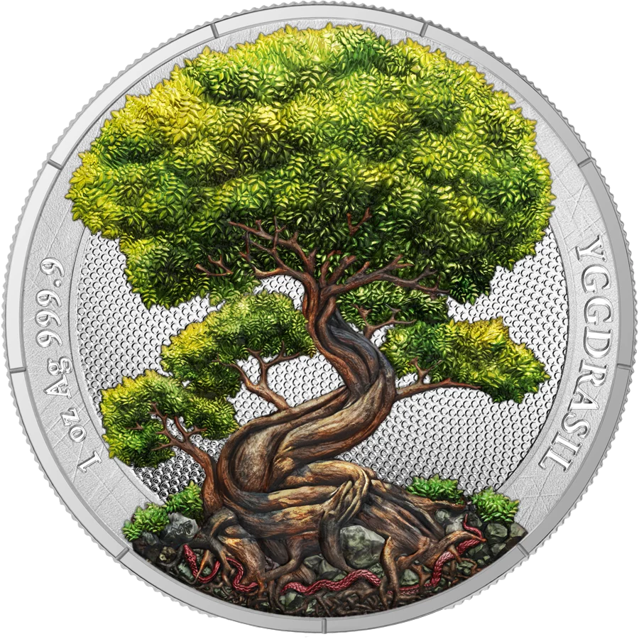 Germania Mint - Mythical Forest - Yggdrasil #Summer - 2025 1 oz Silbermünze BU***