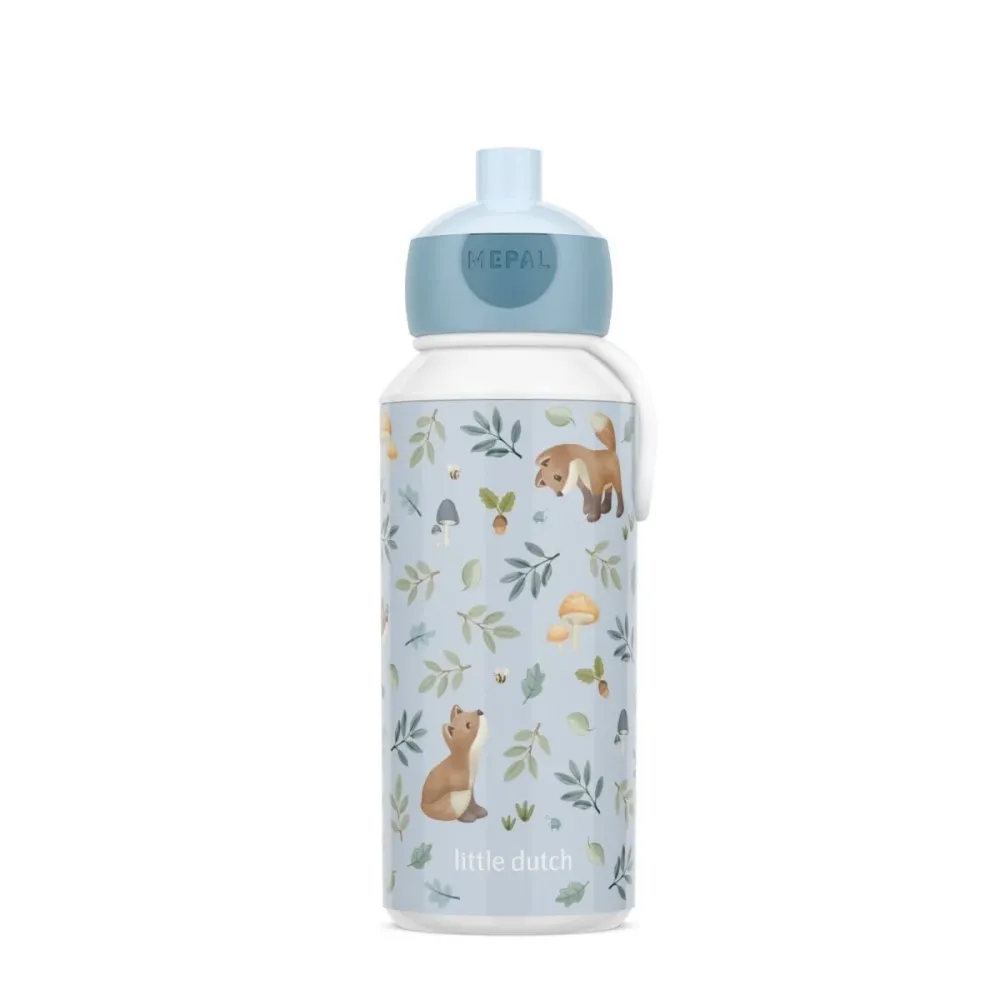 Mepal Trinkflasche Kinder 400ml Pop-Up Forest Friends Little Dutch