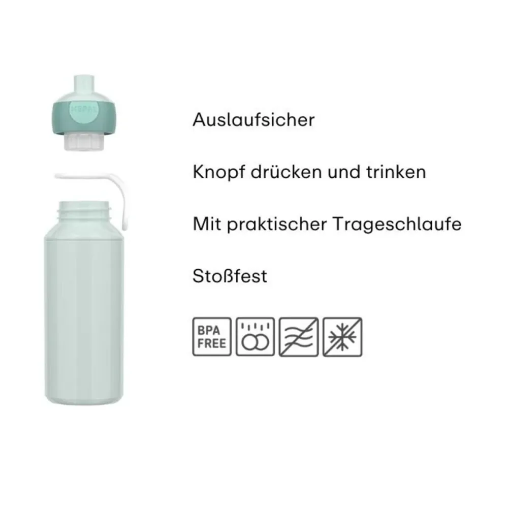 Mepal Trinkflasche Kinder 400ml Pop-Up Forest Friends Little Dutch