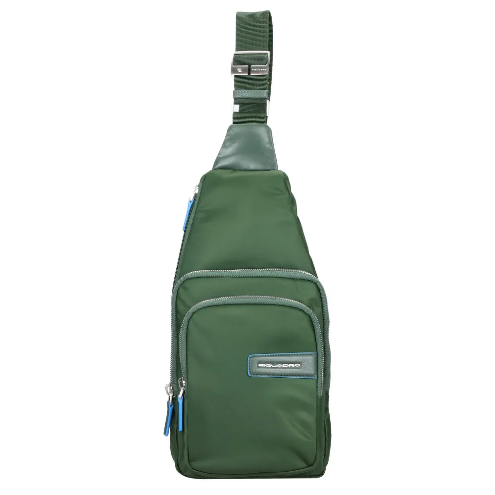 Piquadro Ryan Eco - Umhängetasche 36 cm (forest green)