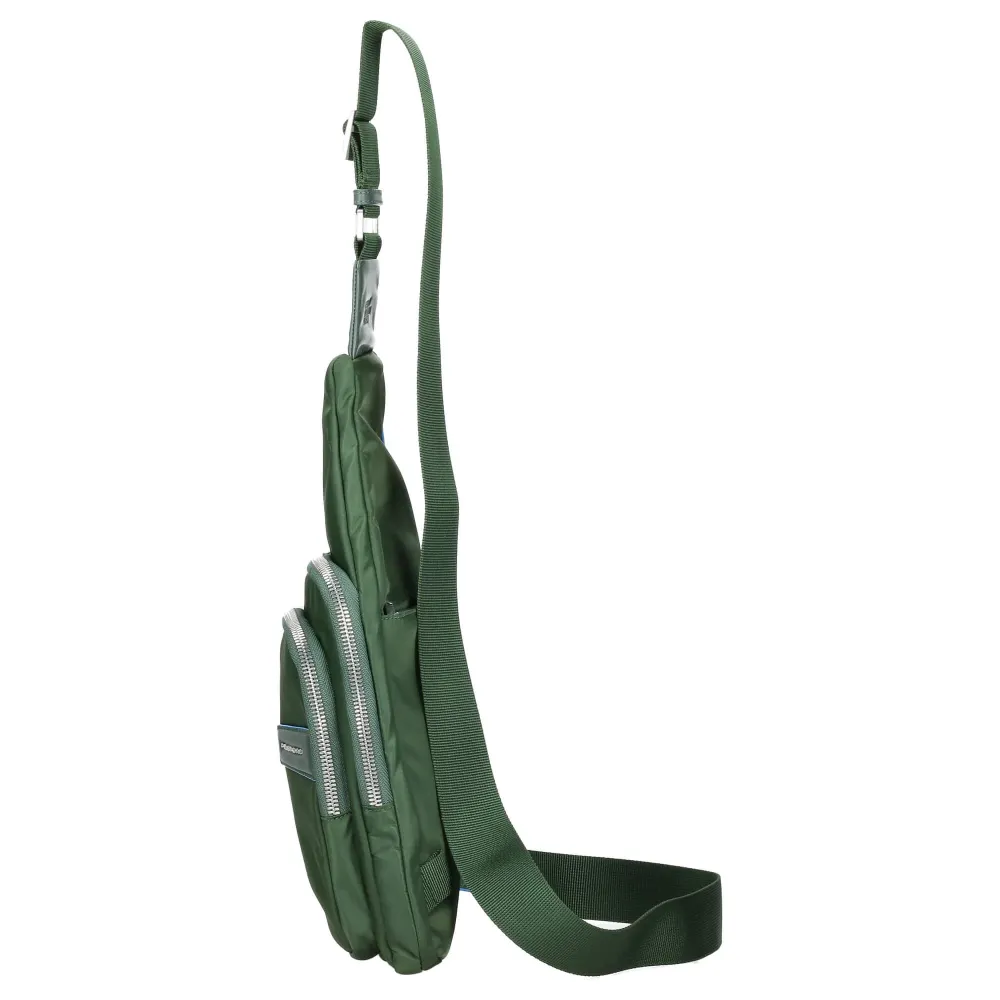 Piquadro Ryan Eco - Umhängetasche 36 cm (forest green)