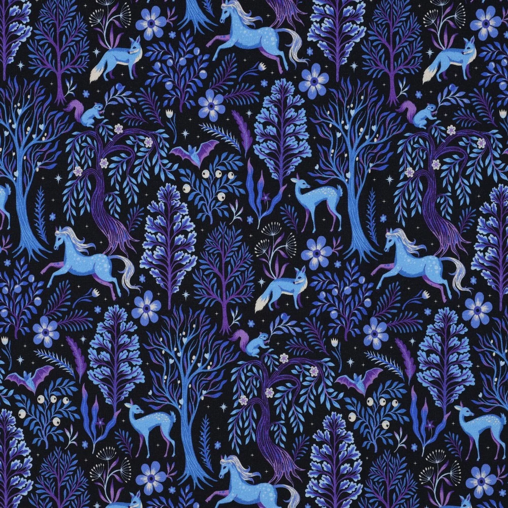 Sweat digital Forest Animals navy