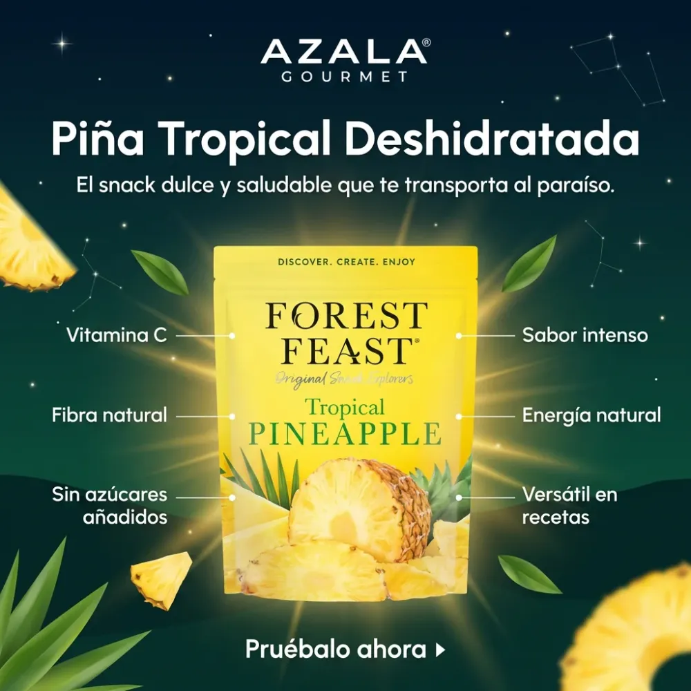 Tropische getrocknete Ananas - 550 g - Forest Feast