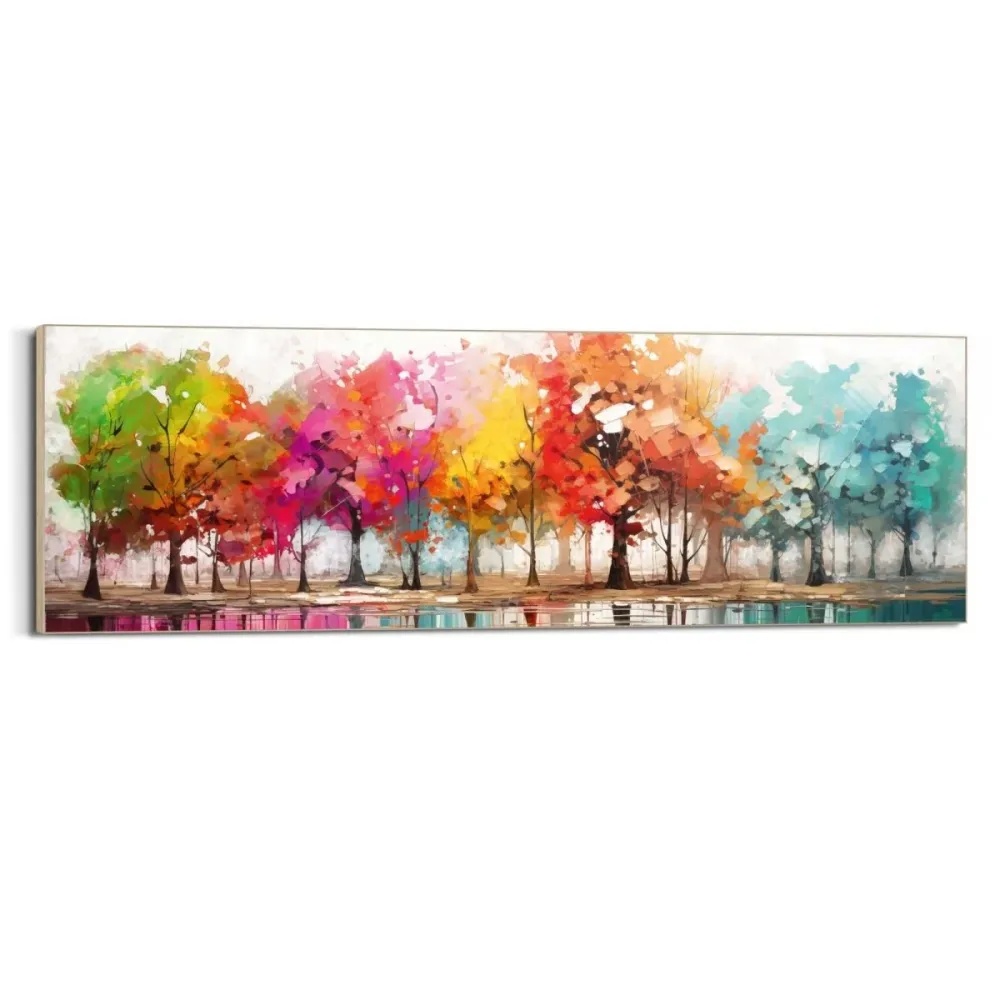 Wandbild Colour Forest 52x156