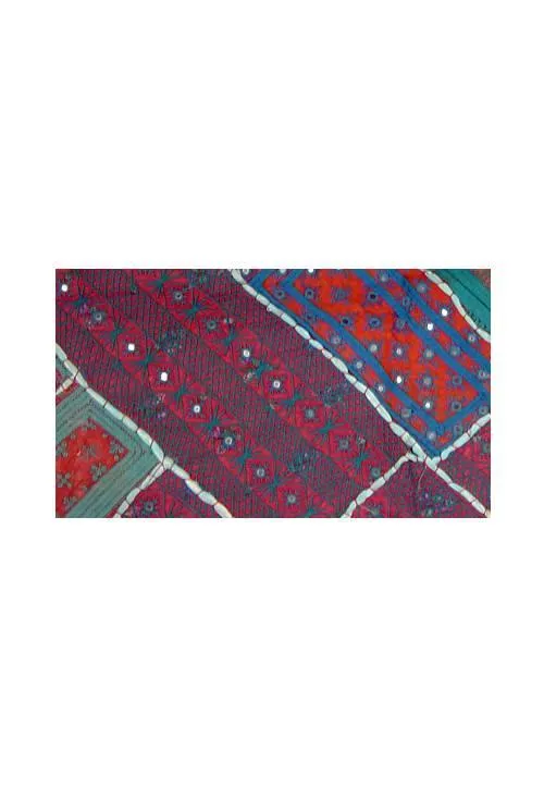 Wandteppich Patchwork Rajasthan Einzelstück Wandbehang