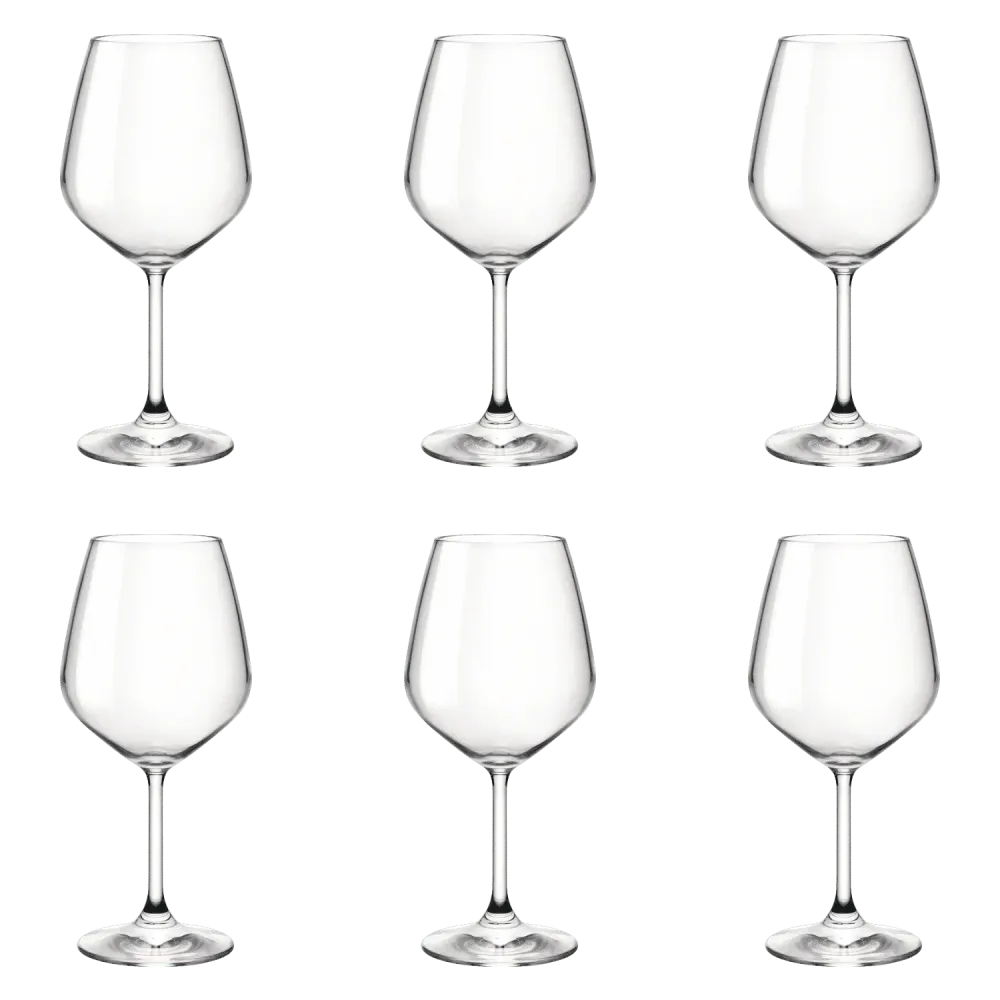 Bormioli Rocco Vino Kelch Weinglas 53 cl - 6 Stück