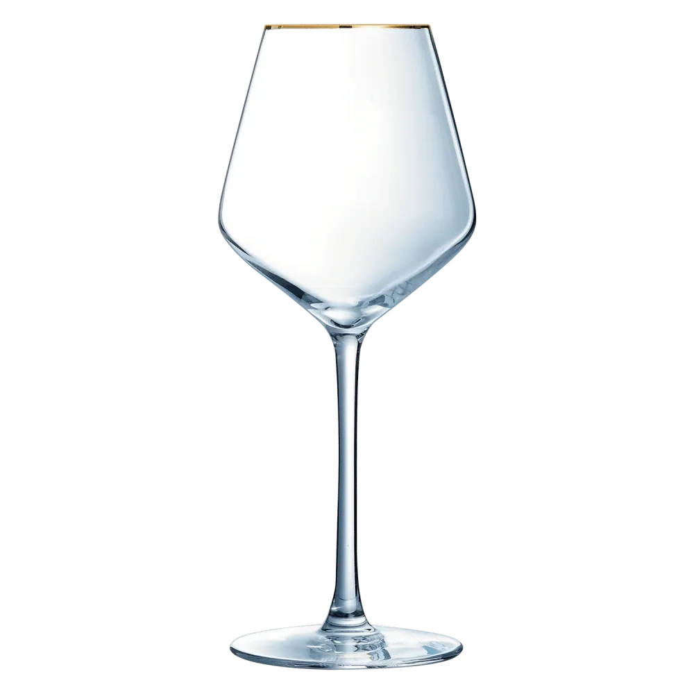 Eclat Ultime Weinglas 38 cl Goldrand - 4 Stück