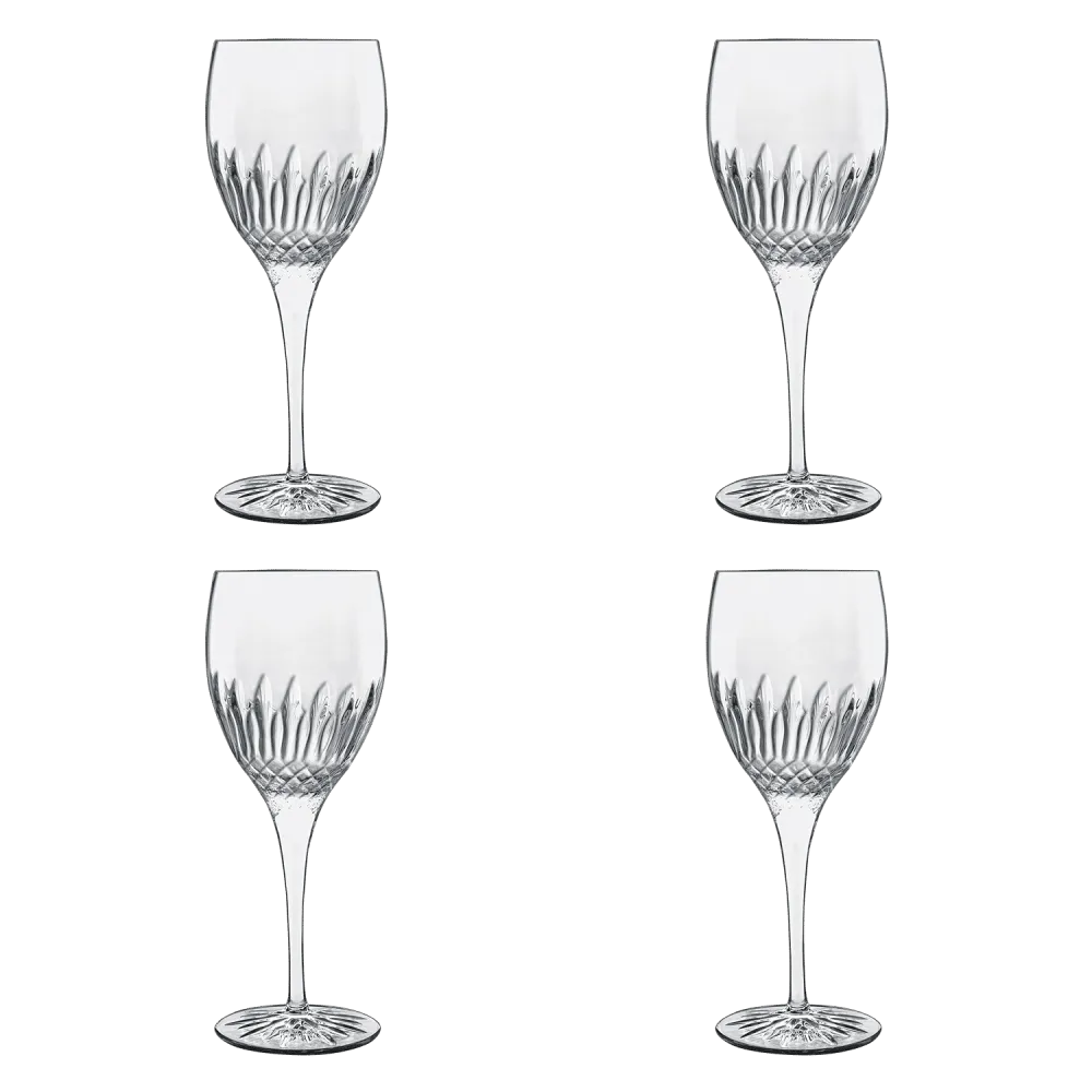 Luigi Bormioli Diamante Weinglas 38 cl Riesling – 4 Stück