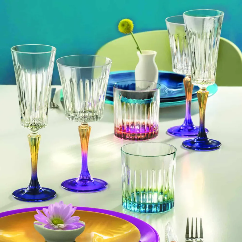 RCR Gipsy Weinglas 30 cl sortiert – 6 Stück